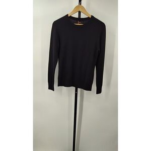 Quince Black Sleeved Top S
